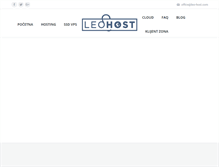 Tablet Screenshot of leo-host.com
